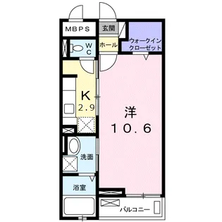 Y’Sアビタシオン【2階】の間取り