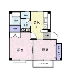 ファミールメゾンPⅤ【2階】の間取り