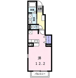 ガーデンハウスKT【1階】の間取り