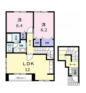 サンリット【2階】の間取り