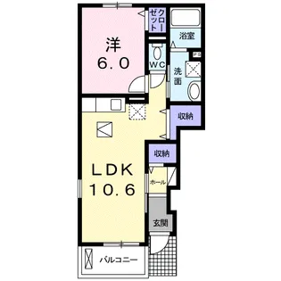 インプレス21 Ⅰ【1階】の間取り