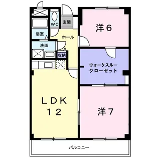 フラワープレイス【1階】の間取り