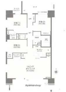ヴィラーヌ高崎ステーシア【401号室】の間取り