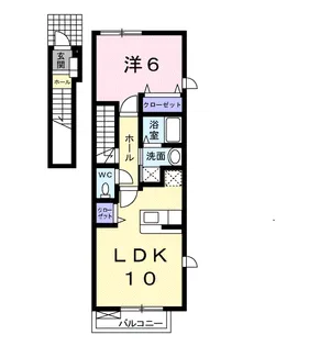 ノースヴィレッジⅢ【2階】の間取り