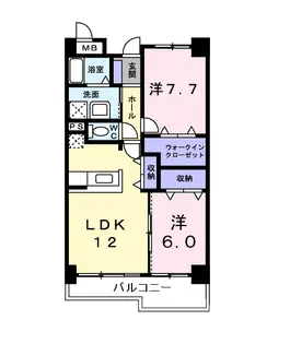 セントラルヴィレッジ【2階】の間取り