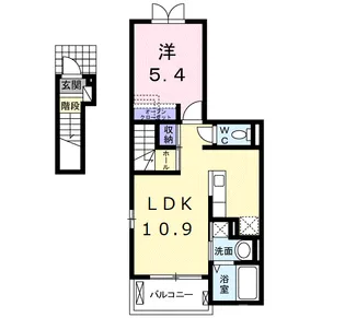 モデッサ【2階】の間取り
