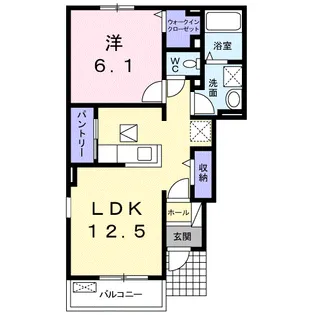 ノースヴィレッジⅣ A【1階】の間取り