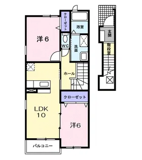 フェニックス【2階】の間取り