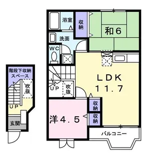プリムローズ【2階】の間取り