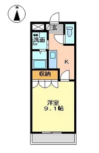 ポンテ アルト【3階】の間取り