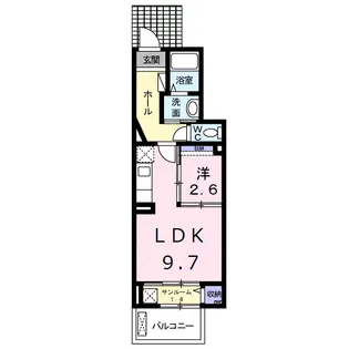 リュミエール M【1階】の間取り
