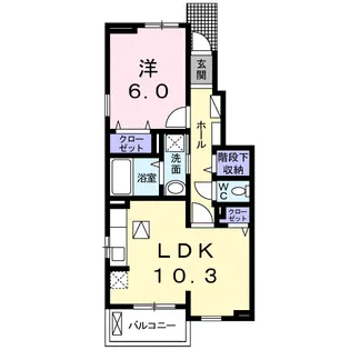 レガシーⅡ【1階】の間取り