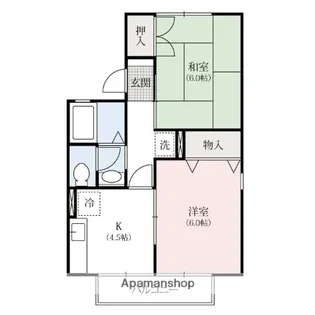 プラージュ【201号室】の間取り