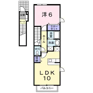 サニーヴィラ【2階】の間取り