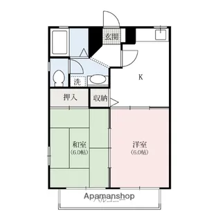 エスリック・ロイヤル【201号室】の間取り
