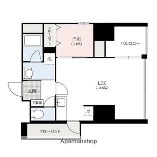 CERCHIO RAKAN【9階】の間取り