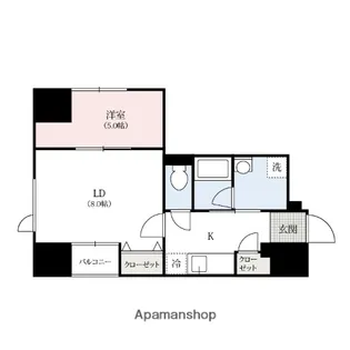 CERCHIO RAKAN【7階】の間取り