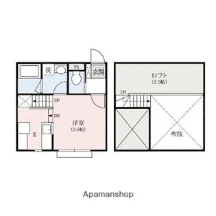 カーサチェレステ【2階】の間取り