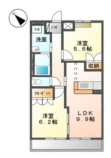 トレゾール トシ【2階】の間取り