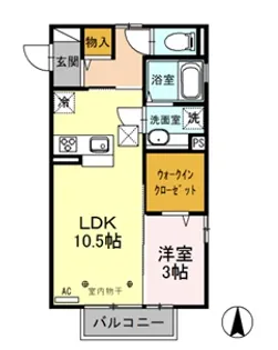 LaLa T・M【1階】の間取り