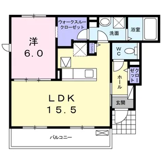 グレイス Ⅱ【1階】の間取り