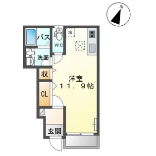 コンクルシオ【1階】の間取り