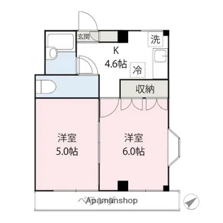 アドニス小八木【1階】の間取り