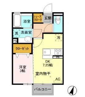 ISHIKAWA HILLS Ⅷ【2階】の間取り