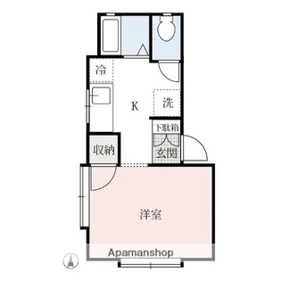モンパレス安中第5ー4号棟【1階】の間取り