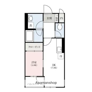 ムーンリバー【2階】の間取り