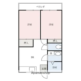 セピアパレス【2階】の間取り