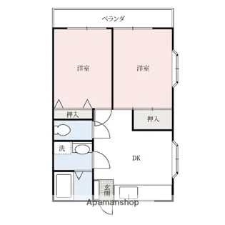 セピアパレス【3階】の間取り