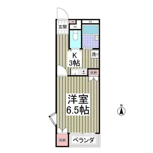 ジャストハイツA【1階】の間取り