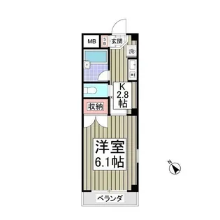 スプリングフィールドⅡ【1階】の間取り