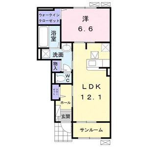 明日葉【1階】の間取り