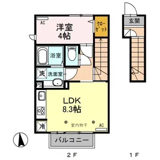 グランSAKURA【2階】の間取り