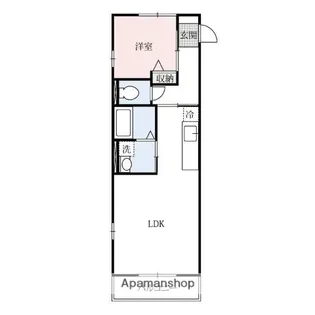 ラフィーナ高崎【1階】の間取り