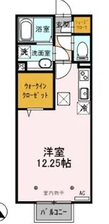 セゾン ド ジャルダン【1階】の間取り