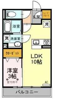 メゾン・ドゥ・ボヌール【3階】の間取り