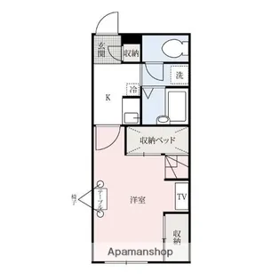 LA・OHANA【1階】の間取り