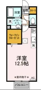 エクシブ高崎【1階】の間取り