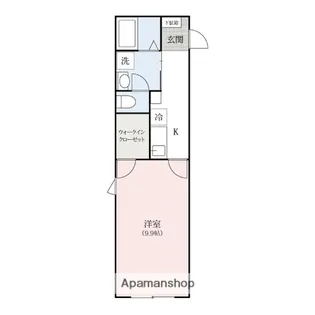BLISSABOVE末広【2階】の間取り
