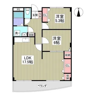 ラ・ディファンスミキ【3階】の間取り