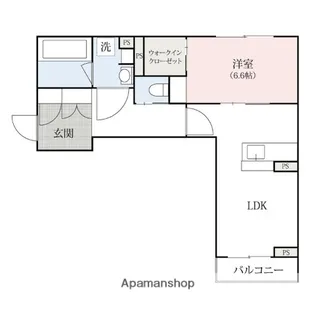 ララテラス【1階】の間取り