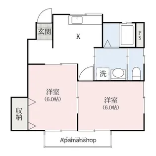 コーポ77【2階】の間取り