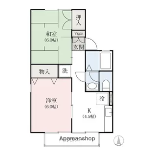 リビエールS【1階】の間取り