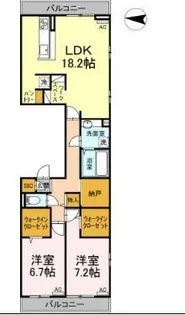 MAISOND’ERABLE(メゾンデラブル)【3階】の間取り