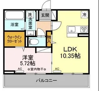 ピアニー問屋町【3階】の間取り