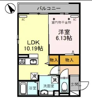 コンフォート上和田【2階】の間取り