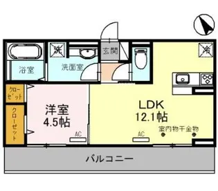 プライムアート【2階】の間取り